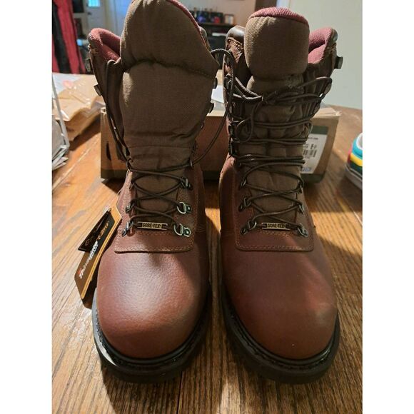 New Men's 11 EE Cabela's Iron Ridge Waterproof Hunting Winter Leather Boots 10" - Picture 4 of 9